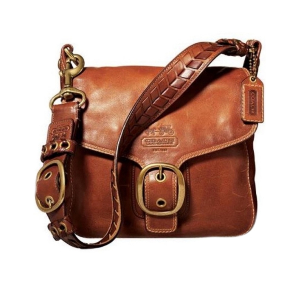 COACH bleecker whiskey legacy bag